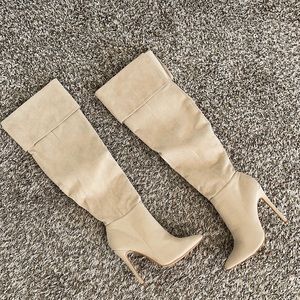 Shoe Republic LA Tan Heeled Boots